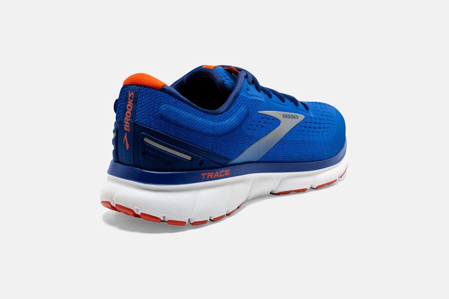 Brooks Israel Trace Road Running Shoes Mens - Blue - MAK-365128